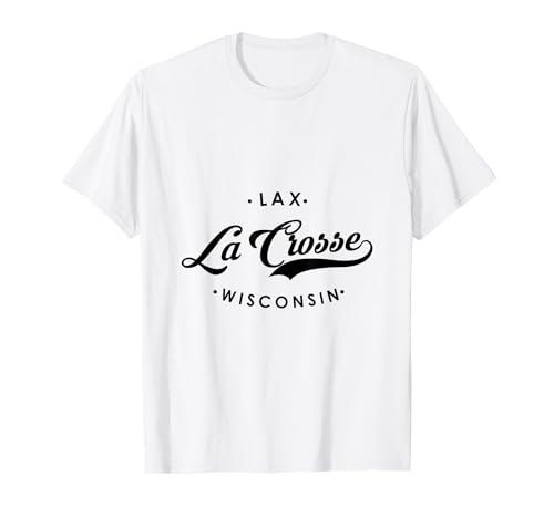 La Crosse WI LAX für Männer und Frauen. T-Shirt La Crosse WI LAX für Männer und Frauen. T-Shirt von Wisconsin WI Script Pride Products