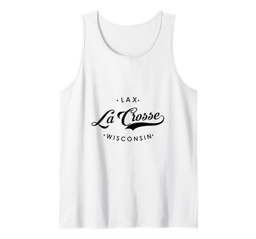 La Crosse WI LAX für Männer und Frauen. Tank Top La Crosse WI LAX für Männer und Frauen. Tank Top von Wisconsin WI Script Pride Products