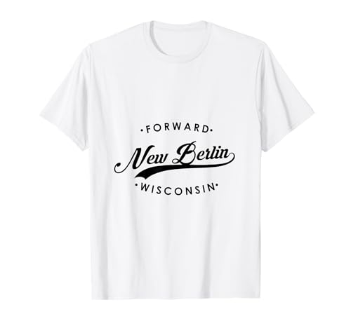 Neues Landesmotto von Berlin WI für Männer und Frauen. T-Shirt von Wisconsin WI Script Pride Products