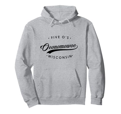 Oconomowoc WI Five Os für Männer Frauen Pullover Hoodie Oconomowoc WI Five Os für Männer Frauen Pullover Hoodie von Wisconsin WI Script Pride Products