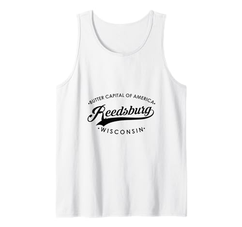 Reedsburg WI Butter Capital für Männer Frauen Tank Top von Wisconsin WI Script Pride Products