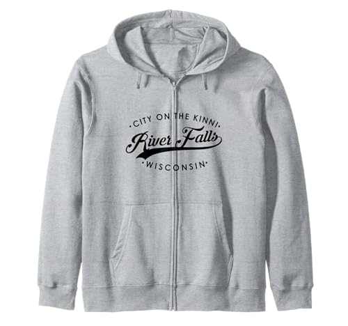 River Falls WI City am Kinni für Männer und Frauen. Kapuzenjacke River Falls WI City am Kinni für Männer und Frauen. Kapuzenjacke von Wisconsin WI Script Pride Products