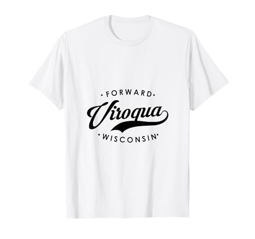 Viroqua WI State Motto für Männer Frauen T-Shirt von Wisconsin WI Script Pride Products