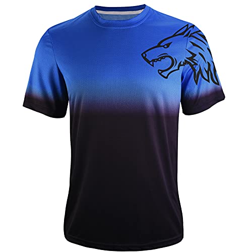 Wisdom Leaves Mountainbike-Trikot für Herren, kurzärmelig, mit Farbauffärbung, feuchtigkeitsableitend, Farbe: blau, 3X-Groß Wisdom Leaves Mountainbike-Trikot für Herren, kurzärmelig, mit Farbauffärbung, feuchtigkeitsableitend, Farbe: blau, 3X-Groß von Wisdom Leaves