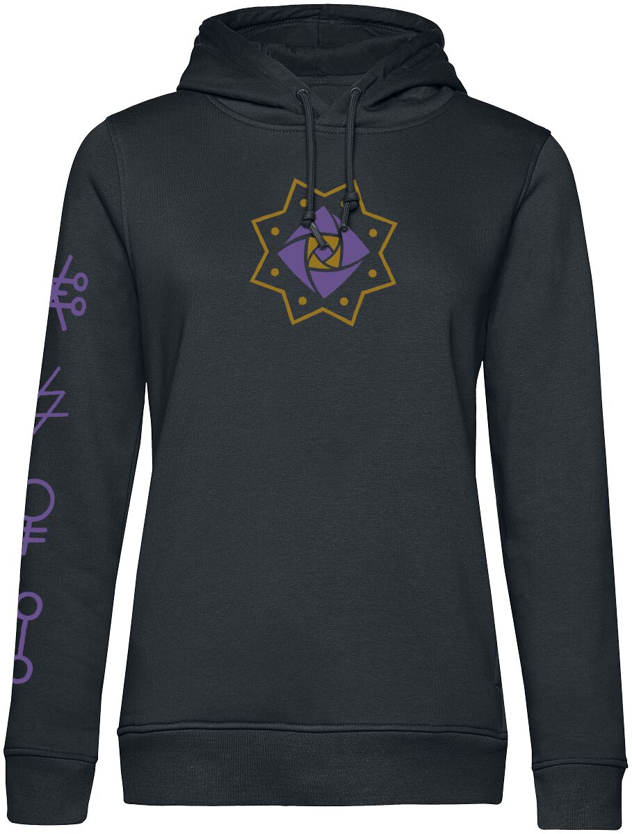 Wish - Disney Kapuzenpullover - Star - We Are All Made Of Stardust - S bis XXL - für Mädchen - Größe L - schwarz  - Lizenzierter Fanartikel von Wish