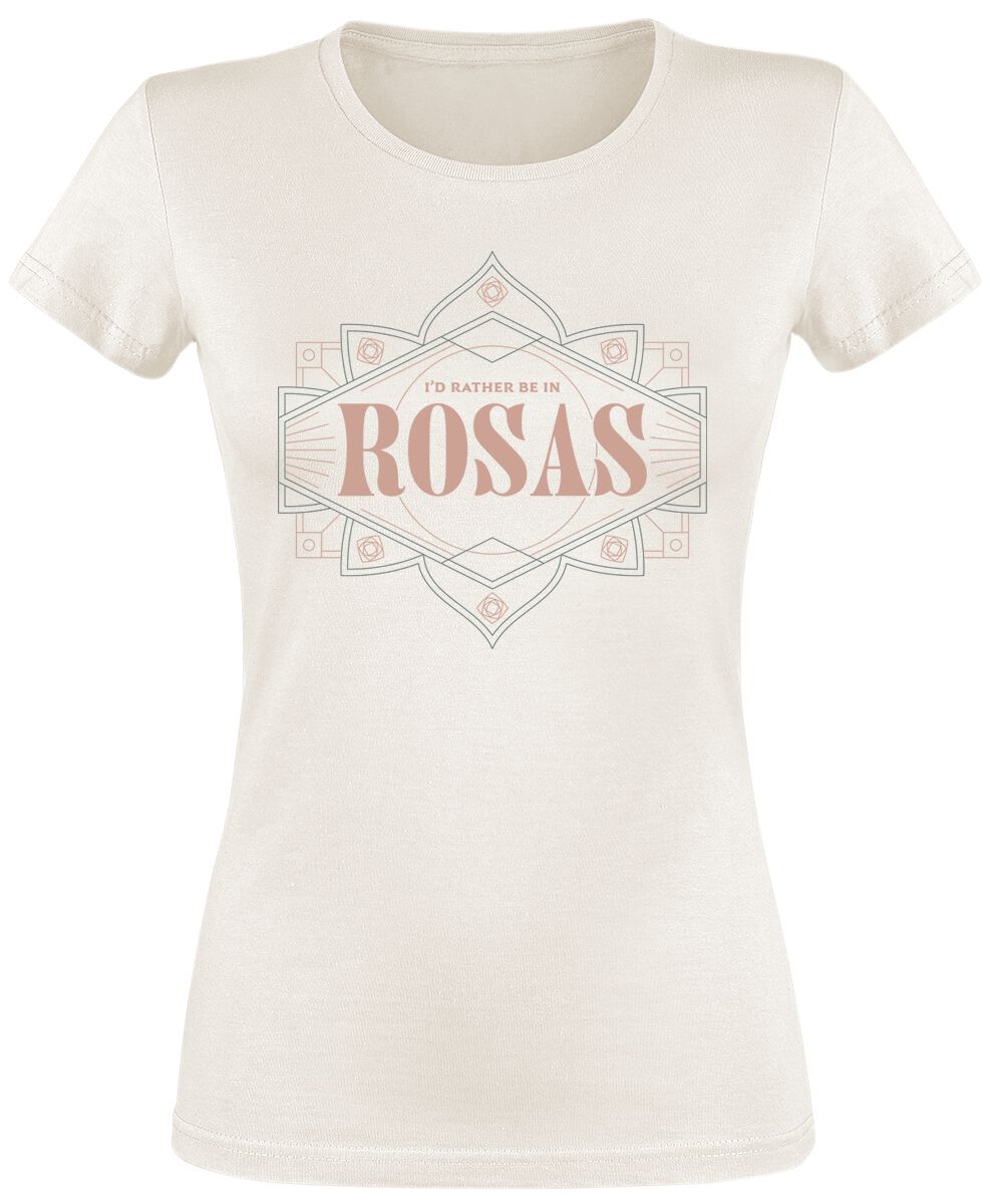 Wish I'd Rather Be In Rosas T-Shirt natur in S von Wish
