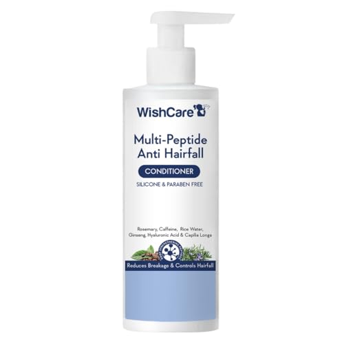 WishCare Multi-Peptid-Anti-Haarausfall-Conditioner, für Damen und Herren, Haarspülung für krauses Haar, Reiswasser, Rosmarin, Capilia Longa, Hyaluronsäure und Koffein, 200 ml WishCare Multi-Peptid-Anti-Haarausfall-Conditioner, für Damen und Herren, Haarspülung für krauses Haar, Reiswasser, Rosmarin, Capilia Longa, Hyaluronsäure und Koffein, 200 ml von WishCare