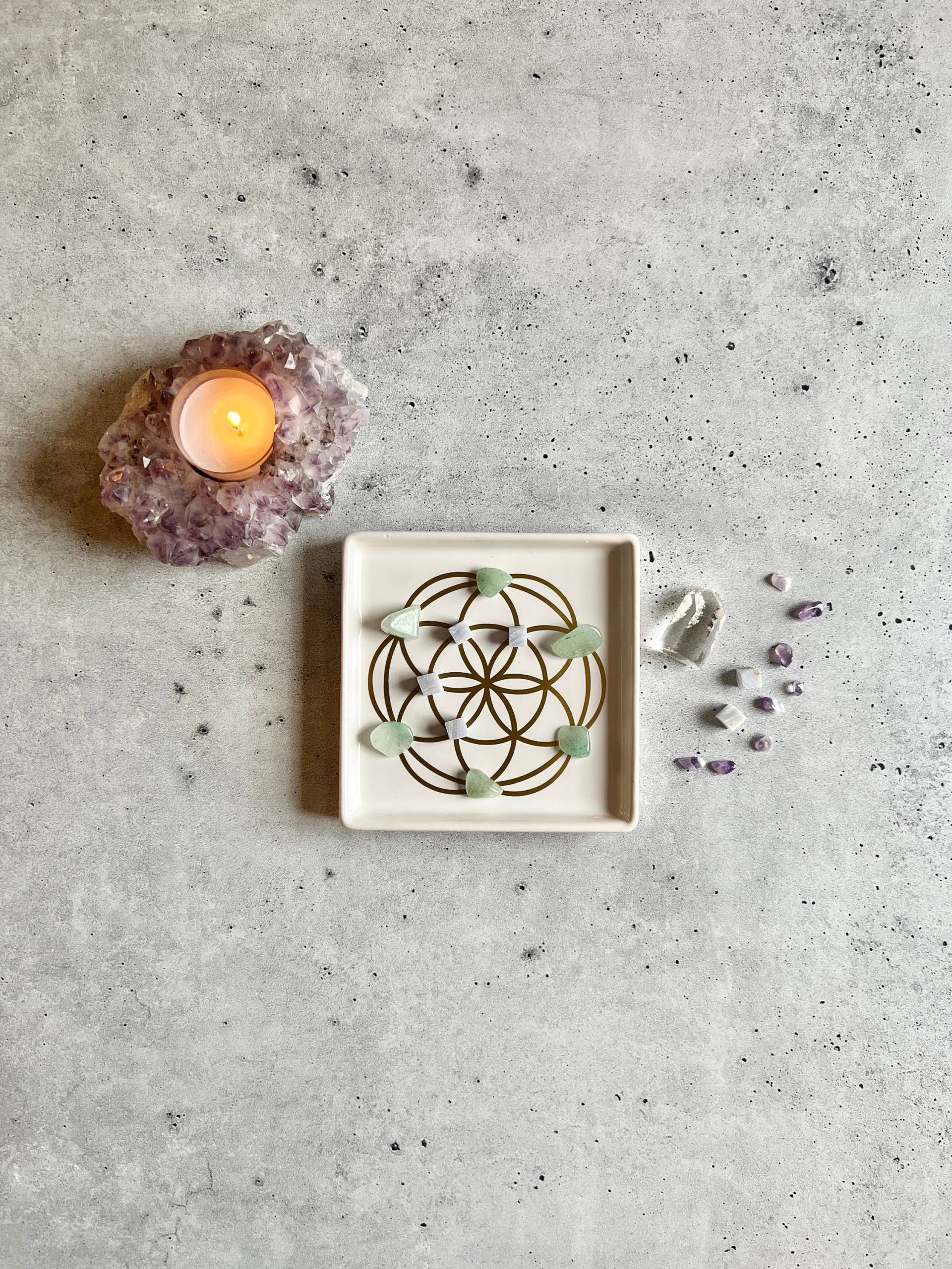 Witchy Heilige Geometrie Blume Des Lebens Schmuckschale Witchy Heilige Geometrie Blume Des Lebens Schmuckschale von WishcraftGoods
