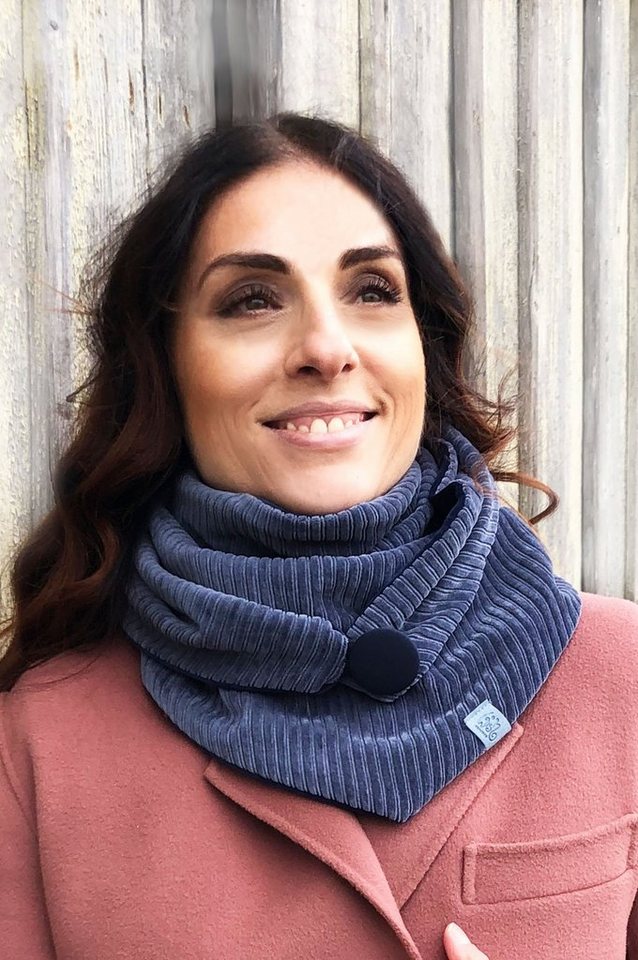 Wishproject® Modetuch Dreieckstuch, Kapuzenschal, Bolero, Loop, Schal, Hergestellt in Deutschland, Hochwertige Materialien von Wishproject®