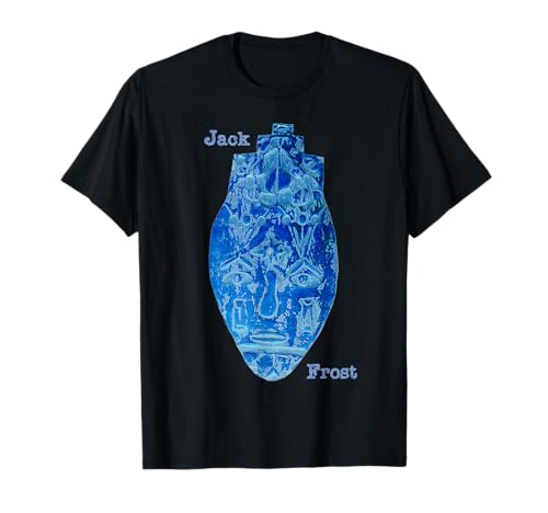 Wistful Jack Frost T-Shirt, Herren, Unisex-Erwachsene, Unisex-Kinder, Kurzarm, V-Ausschnitt, Schwarz, S, EU 38/40 Wistful Jack Frost T-Shirt, Herren, Unisex-Erwachsene, Unisex-Kinder, Kurzarm, V-Ausschnitt, Schwarz, S, EU 38/40 von Wistful
