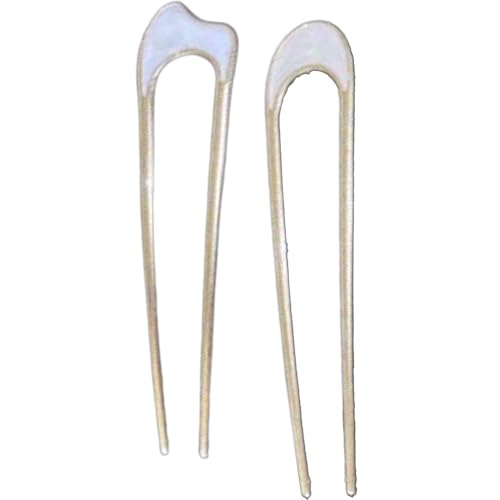 French Twist Haarnadel-Gabel für Frauen, französische Haarnadel für dickes langes Haar, klebt Metall-Haarnadel, elegante Hochsteckfrisur- -Nadeln, U-förmige Haarnadeln, französische Haargabel von Wisylizv