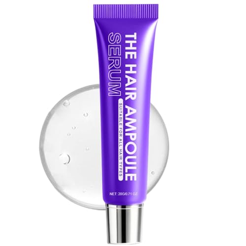 Pflegendes Haaröl - Reduziert Haarausfall 20g,Feuchtigkeitsspendende Kopfhautpflege für Männer Frauen Beschädigt Lockig Über Nacht Reise Salon Zuhause,Geschädigte Dünne Lockige Für Frauen Männer von Wisylizv