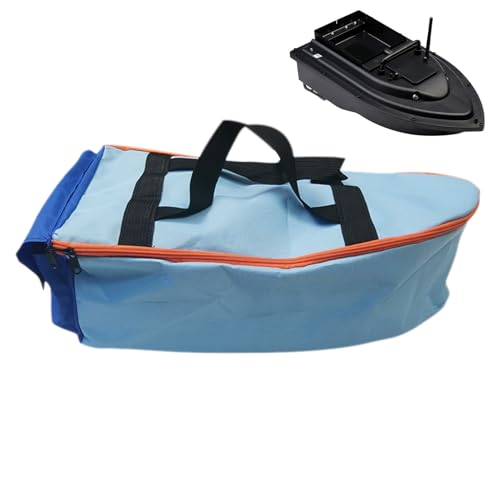 Tragetasche Für Köderboot - 19cm Angelboot-Aufbewahrungstasche Mit Seitentaschen | Oxford wasserdichte Angeltasche | Angelausrüstung Typ | Organizer Für Fernbedienung Und Zubehör von Wisylizv