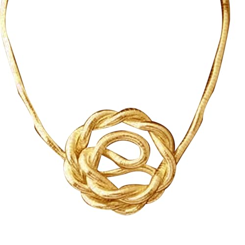 Wisylizv Biegbare Schlangen Halskette - Flexibler Twist -Schmuck | Einstellbare flexible twiistische Schmuck für Frauen | Langlebiger leichter Modeaccessoire | Einzigartige Aussage Halsrang von Wisylizv