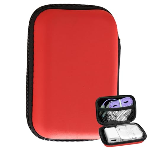 Wisylizv Elektronik-Zubehör-Organizer – Elektronische Organizer-Tasche | Tragbare Reise-Kabel-Organizer-Tasche mit Reißverschluss | Ladekoffer für Datenkabel, Kopfhörer und Elektronikaufbewahrung von Wisylizv