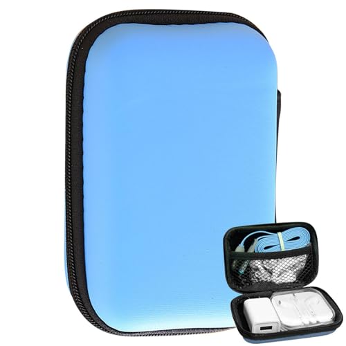 Wisylizv Elektronik-Zubehör-Organizer – Elektronische Organizer-Tasche | Tragbare Reise-Kabel-Organizer-Tasche mit Reißverschluss | Ladekoffer für Datenkabel, Kopfhörer und Elektronikaufbewahrung von Wisylizv