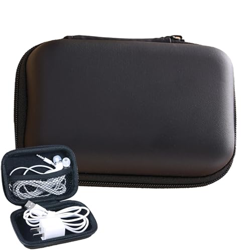 Wisylizv Elektronik-Zubehör-Organizer – Elektronische Organizer-Tasche | Tragbare Reise-Kabel-Organizer-Tasche mit Reißverschluss | Ladekoffer für Datenkabel, Kopfhörer und Elektronikaufbewahrung von Wisylizv