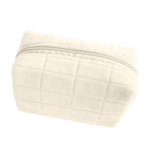 Wisylizv Kissenbleistiftkoffer - Kurzer Samt -Leinwand Schreibbeutel Mit Reißverschluss | Aufbewahrungsbeutel Großer Kapazität Japaner Stil | Netter Make -up -Pinselhalter Für Schulbüro Und Reisen von Wisylizv