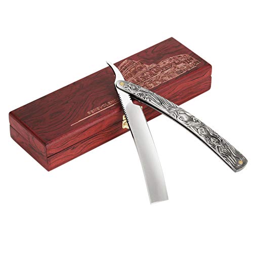 Witasm Rasiermesser Set - Retro Manuelle Rasiermesser mit rutschfestem Silbernen Alu-Griff - Inkl. Holzschatulle für Geschenk Witasm Rasiermesser Set - Retro Manuelle Rasiermesser mit rutschfestem Silbernen Alu-Griff - Inkl. Holzschatulle für Geschenk von Witasm