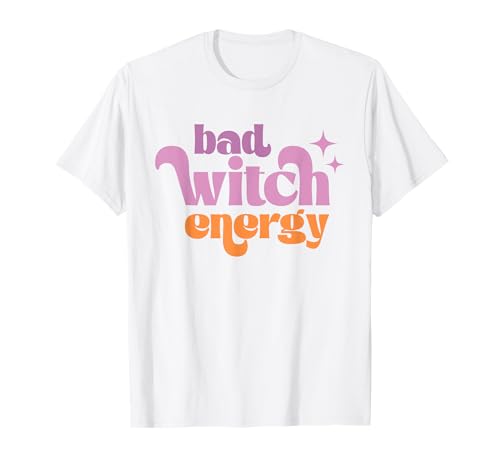 Bad Witch Energy-Shirt im Retro-Stil, Halloween-Witchy Vibes, T-Shirt für Mädchen T-Shirt von Witch Aesthetic Halloween Party Tee Co.