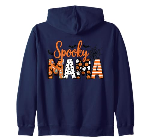 Cute Spooky Mama Halloween - Ghost Pumpkin Spiderweb Damen Kapuzenjacke von Witch Better Have My Tee.USA