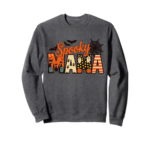 Cute Spooky Mama Halloween - Ghost Pumpkin Spiderweb Damen Sweatshirt von Witch Better Have My Tee.USA