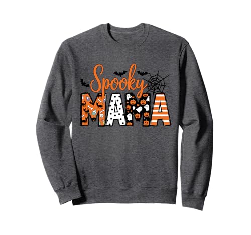 Cute Spooky Mama Halloween - Ghost Pumpkin Spiderweb Damen Sweatshirt von Witch Better Have My Tee.USA