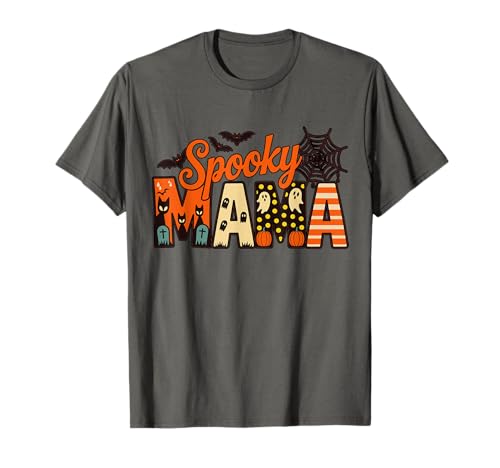 Cute Spooky Mama Halloween - Ghost Pumpkin Spiderweb Damen T-Shirt von Witch Better Have My Tee.USA