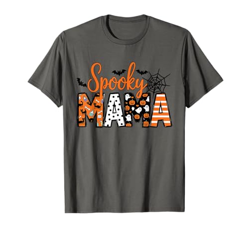 Cute Spooky Mama Halloween - Ghost Pumpkin Spiderweb Damen T-Shirt von Witch Better Have My Tee.USA