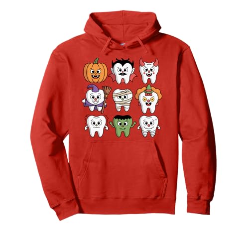 Gruselige Zähne Halloween – Kinder Zahnarzt Trick or Treat Kostüm Pullover Hoodie von Witch Better Have My Tee.USA