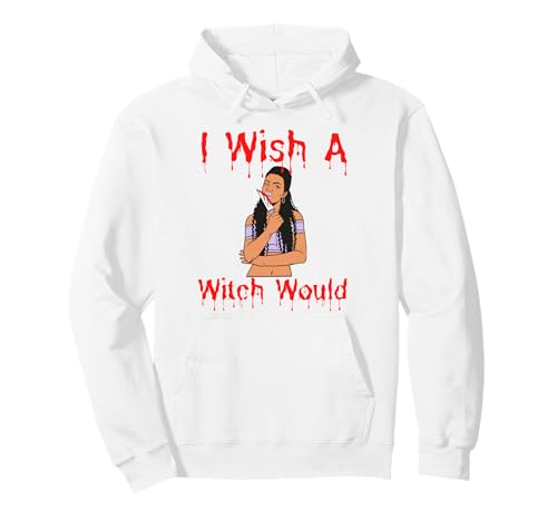 Ich wünschte, eine Hexe würde lustiger Halloween-Spaß für Frauen, Melanin, Schwarz Pullover Hoodie Ich wünschte, eine Hexe würde lustiger Halloween-Spaß für Frauen, Melanin, Schwarz Pullover Hoodie von Witch Please Funny Halloween Melanin Black Women
