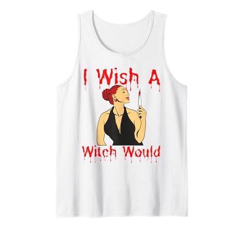 Ich wünschte, eine Hexe würde lustiger Halloween-Spaß für Frauen, Melanin, Schwarz Tank Top Ich wünschte, eine Hexe würde lustiger Halloween-Spaß für Frauen, Melanin, Schwarz Tank Top von Witch Please Funny Halloween Melanin Black Women