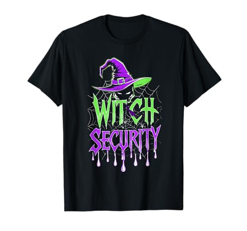 Lustiges Hexenkostüm für Damen, Herren oder Mutter, Hexensicherheit T-Shirt von Witch Security Halloween Costume Men Women