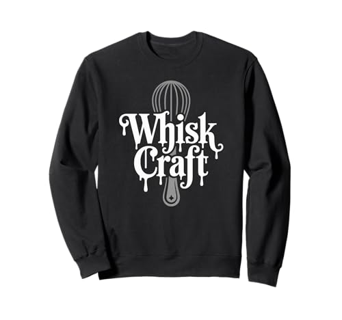 Lustiger Backspruch Schneebesen Handwerk Küche Wortspiel Humor Frauen Männer Sweatshirt von Witch Theme Cook Halloween Chef Pastry Joke