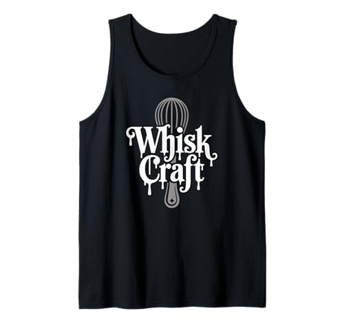 Lustiger Backspruch Schneebesen Handwerk Küche Wortspiel Humor Frauen Männer Tank Top von Witch Theme Cook Halloween Chef Pastry Joke