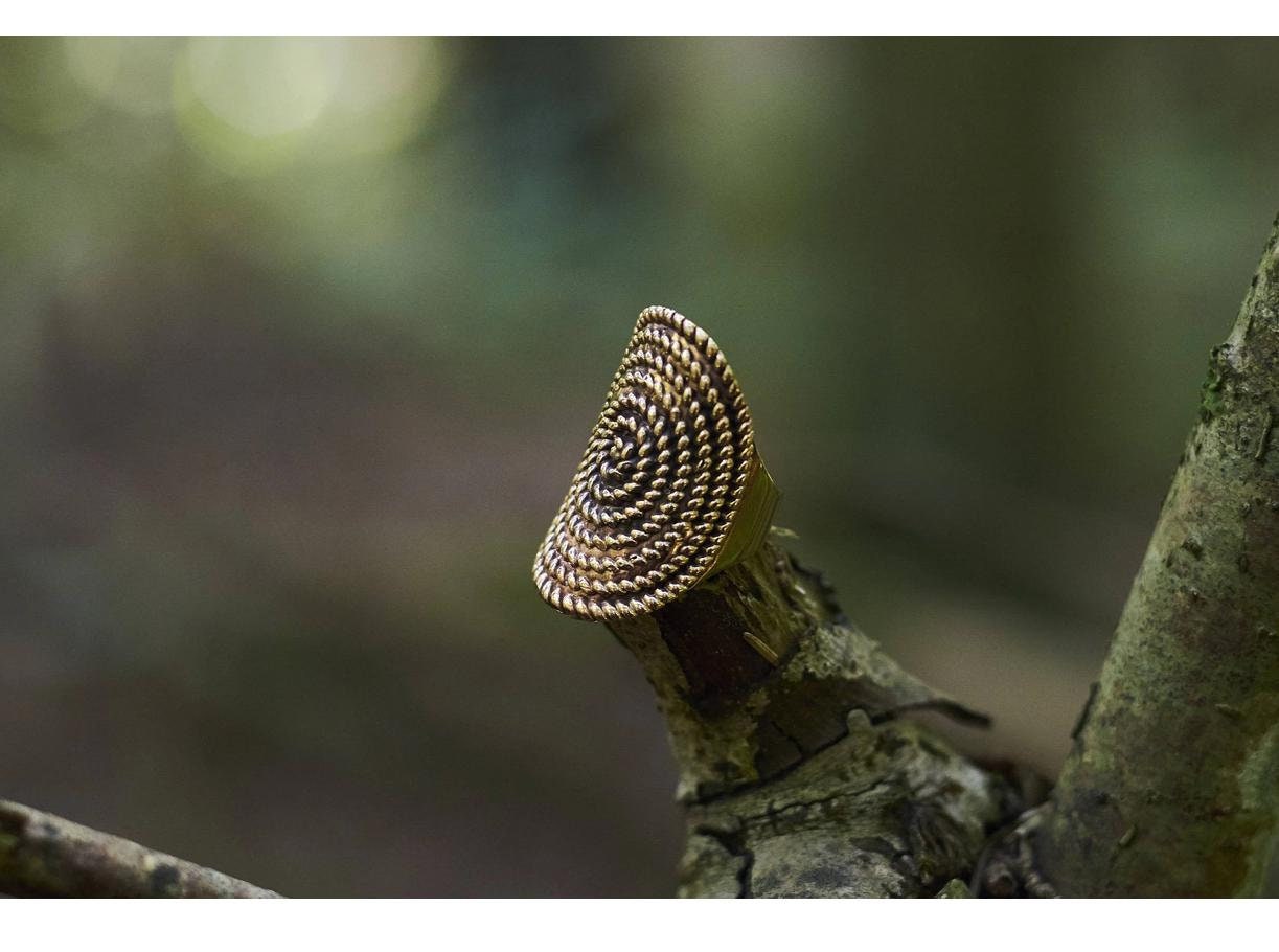 Handgefertigte Spiral-Ring | Boho Statement Schmuck Von Der Natur Inspirierter Ring Aus Bronze Oder Silberdraht Handgefertigte Spiral-Ring | Boho Statement Schmuck Von Der Natur Inspirierter Ring Aus Bronze Oder Silberdraht von WitchJewelryShop