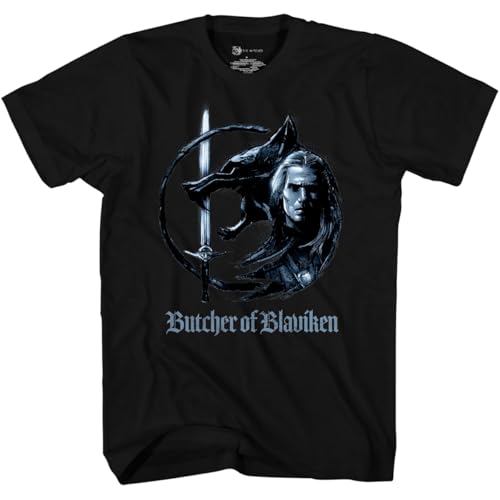 Witcher Herren T-Shirt Geralt Portrait Baumwolle schwarz - M Witcher Herren T-Shirt Geralt Portrait Baumwolle schwarz - M von Witcher