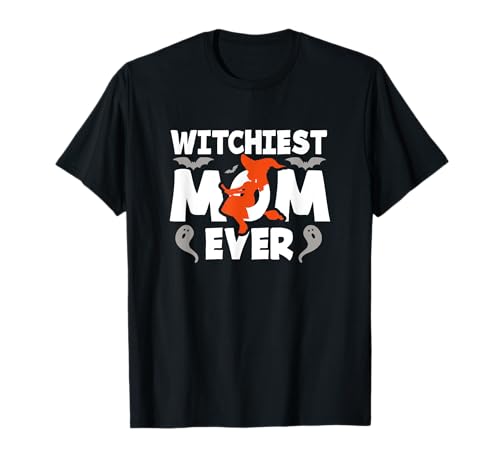 Hexenmutter Halloween Mama Mutter Hexenreichste Mutter Aller Zeiten T-Shirt von Witchiest Mom Ever Halloween Gift