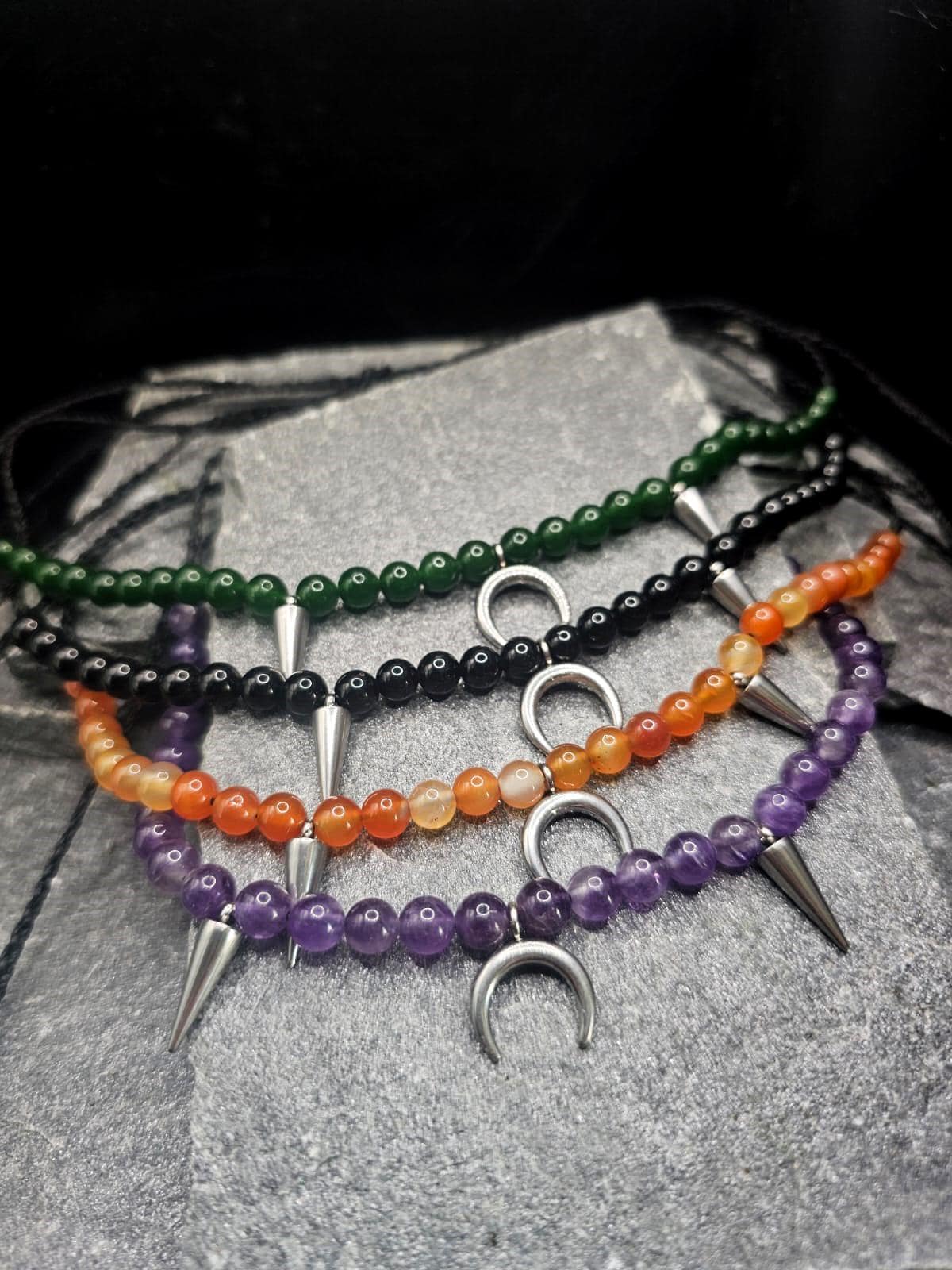 Edelstein-Mond Kette Edelstein-Mond Kette von WitchsCornerShop