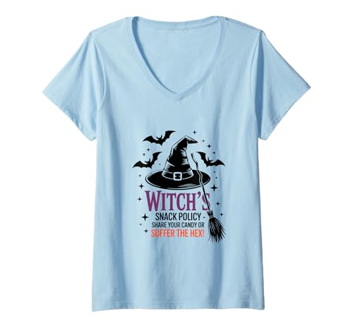 Damen Sassy Witch Zitat Tolle Halloween-Idee T-Shirt mit V-Ausschnitt Damen Sassy Witch Zitat Tolle Halloween-Idee T-Shirt mit V-Ausschnitt von Witchy Halloween Attitude