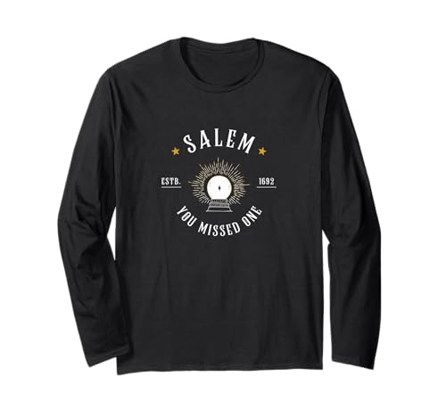 Witchy Salem Crystal Ball für Frauen 1692 Witch Freundin Langarmshirt Witchy Salem Crystal Ball für Frauen 1692 Witch Freundin Langarmshirt von Witchy Salem für Frauen Freundin Witch 1692