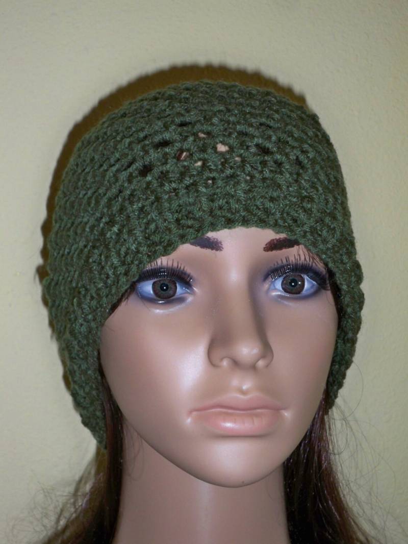 Olive Zwei Stich Beanie Olive Zwei Stich Beanie von WithHopeandLove