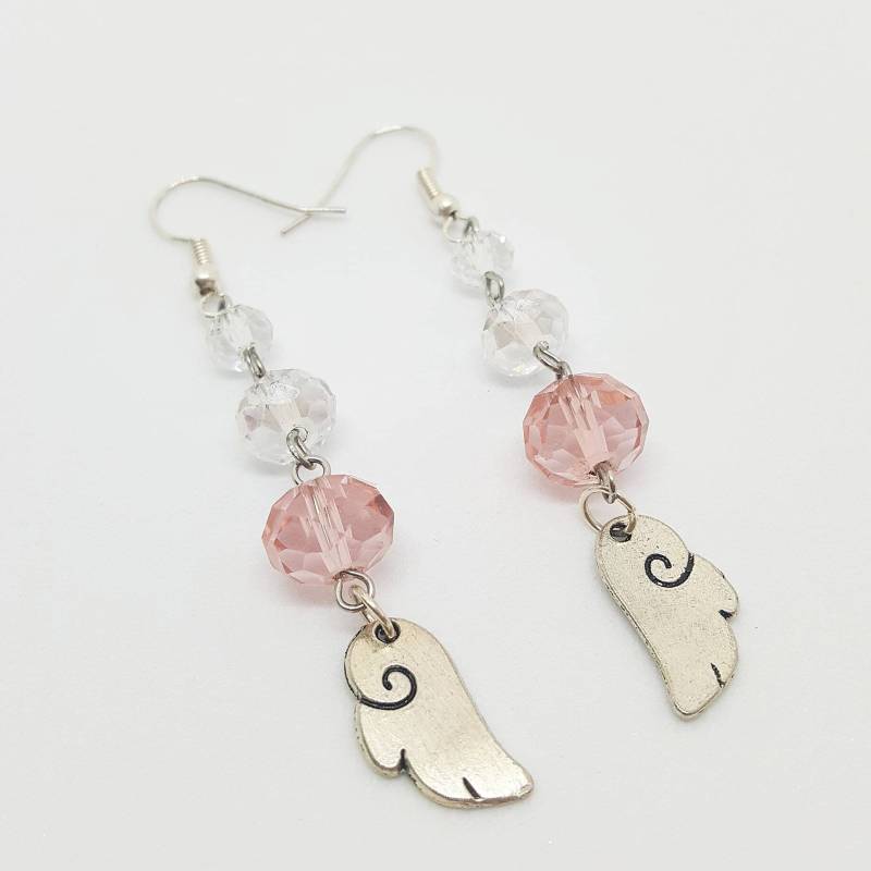 Glas Engel Flügel Ohrringe Besondere Handarbeit Schmuck Tolles Geschenk - Valentinstag Glas Engel Flügel Ohrringe Besondere Handarbeit Schmuck Tolles Geschenk - Valentinstag von WithLoveFromLiz