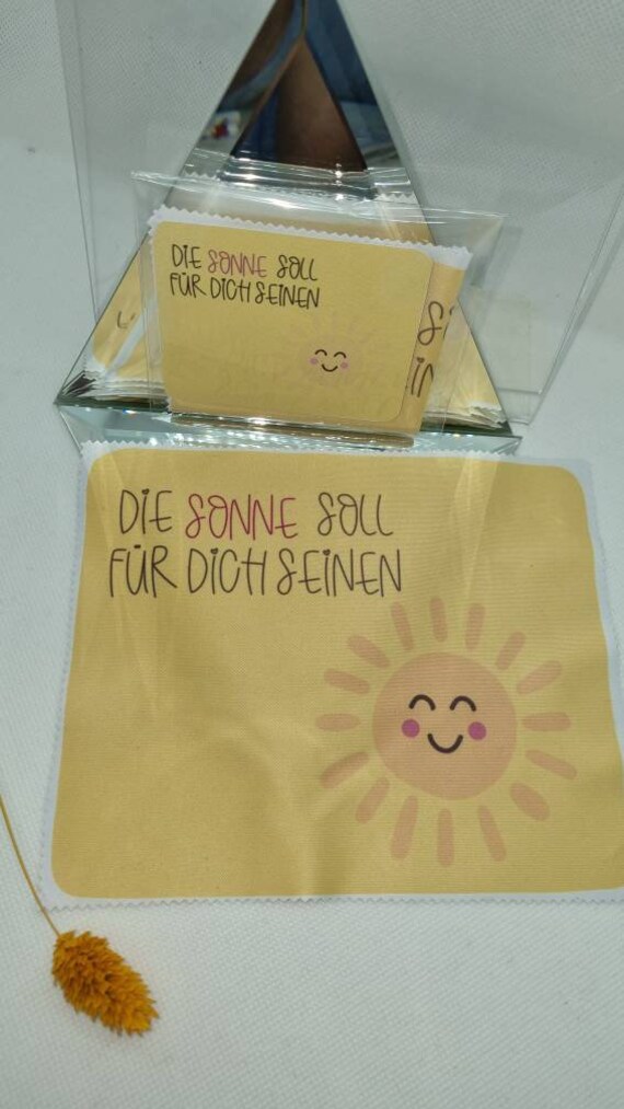 Brillenputztuch Putzen Lustig Durchblick Selbst Bedruckt Sublimation Display Glasreinigung Muttertag Geburtstag von WithLovebySchimmels