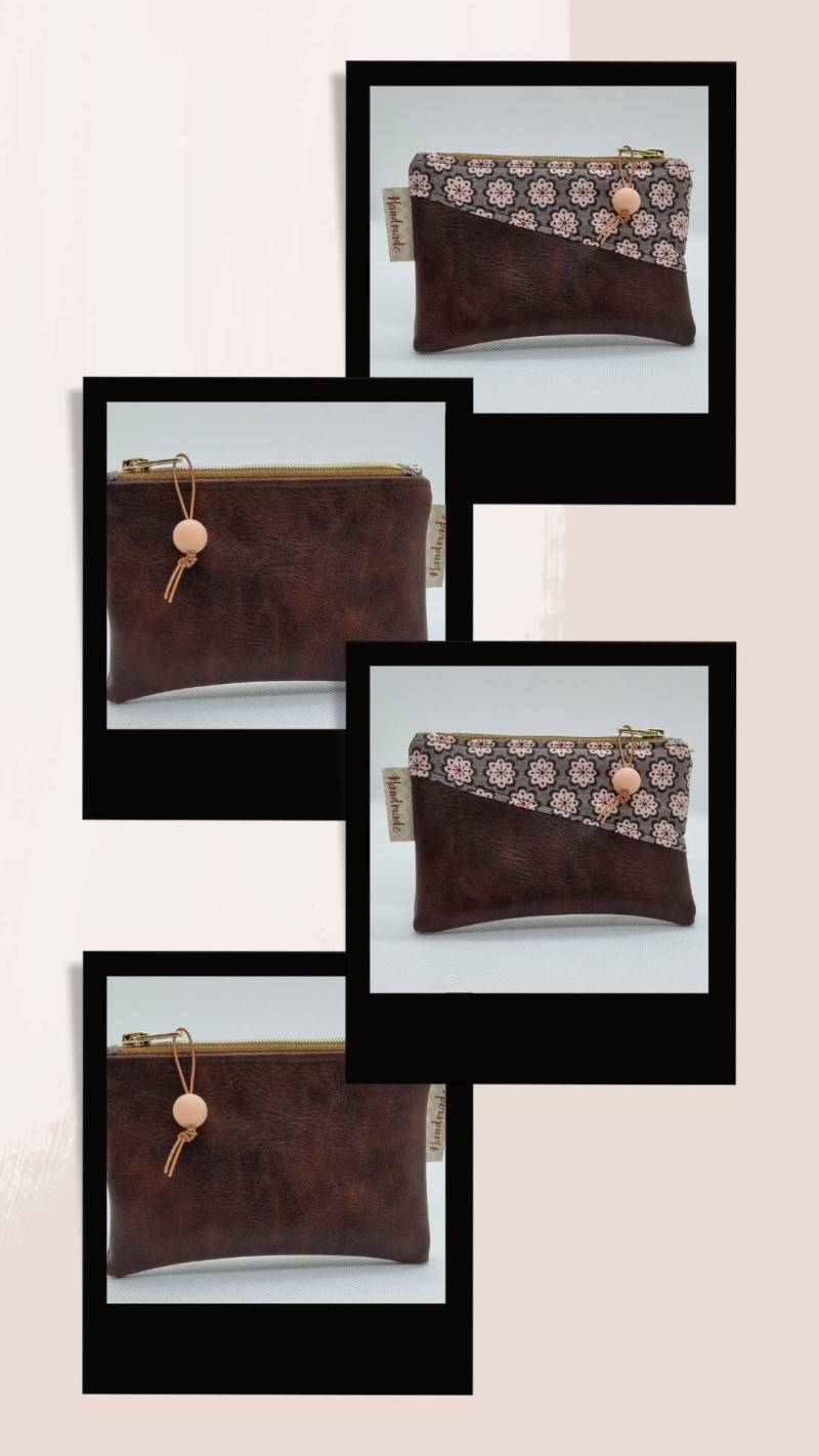 Mini-Geldbörse | Geldbeutel Schlüsseletui |Etui Vegan Geschenk Kleinigkeit Valentin Vatertag Muttertag von WithLovebySchimmels