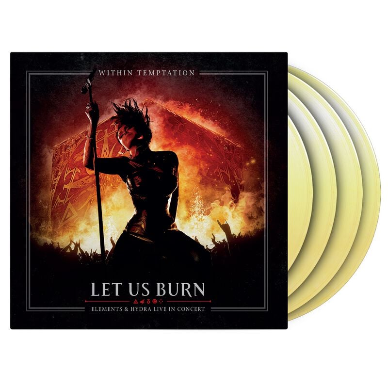 Within Temptation Let us burn (Elements & Hydra live in concert) LP multicolor von Within Temptation