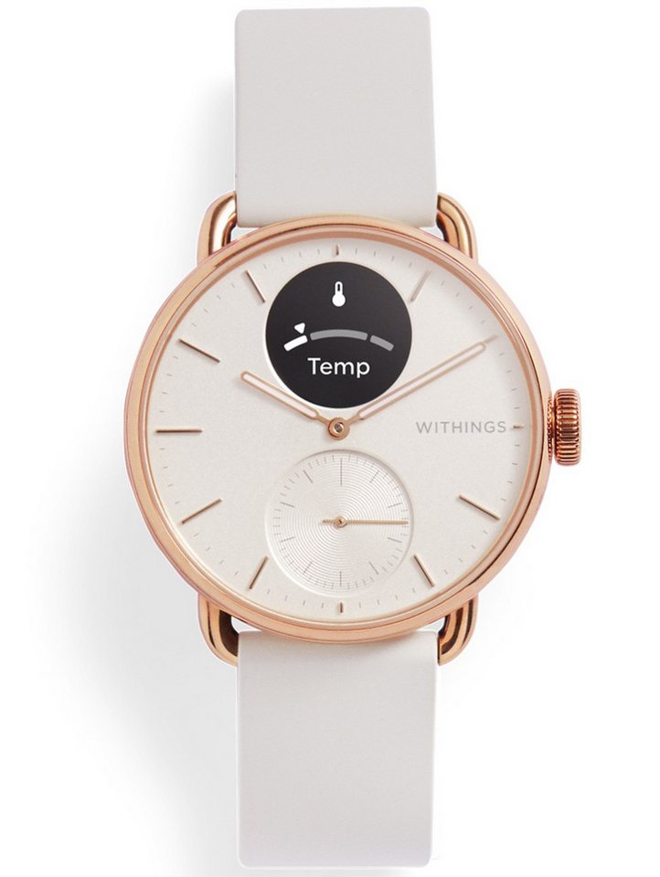 Withings Quarzuhr Withings HWA10-model 3-All-Int ScanWatch 2 Sand 38 mm 5ATM Withings HWA10-model 3-All-Int ScanWatch 2 Sand 38 mm 5ATM von Withings