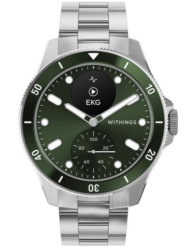 Withings Quarzuhr Withings HWA10-model 8-All-Int ScanWatch Nova Green 43mm 10ATM Withings HWA10-model 8-All-Int ScanWatch Nova Green 43mm 10ATM von Withings
