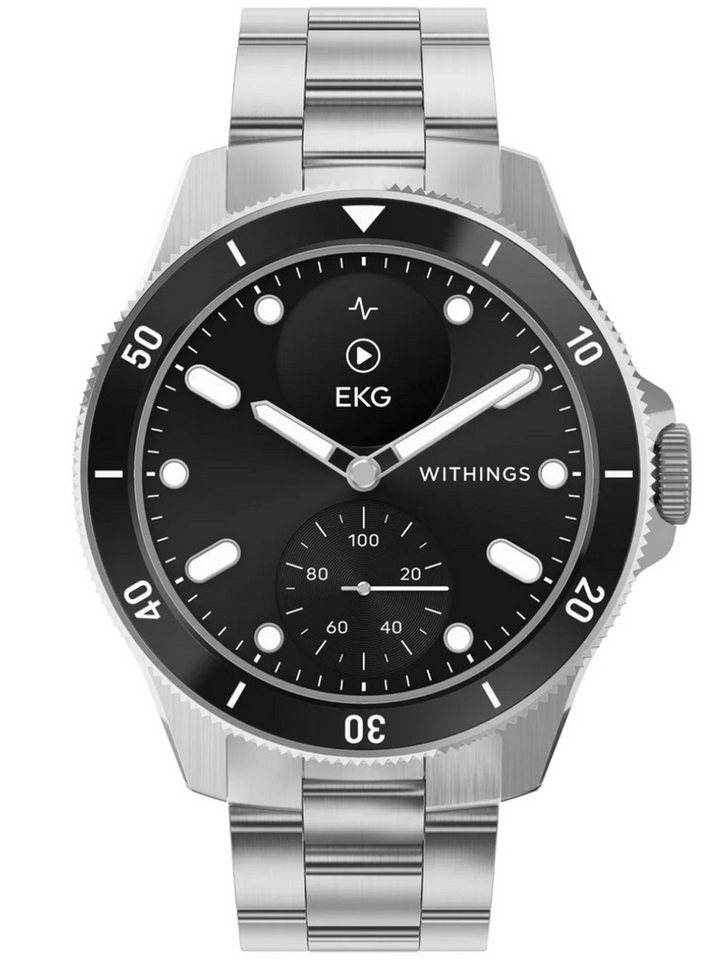 Withings Quarzuhr Withings HWA10-model 9-All-Int ScanWatch Nova Black 43mm 10ATM Withings HWA10-model 9-All-Int ScanWatch Nova Black 43mm 10ATM von Withings