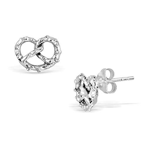 WithLoveSilver Ohrstecker Sterling-Silber 925 Brezel Herz Snack WithLoveSilver Ohrstecker Sterling-Silber 925 Brezel Herz Snack von W | S WITHLOVE SILVER